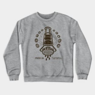 Aeropress Coffee: To Caffeinity... and Beyond! Crewneck Sweatshirt